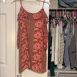 Size XS off the shoulder dress Hollister